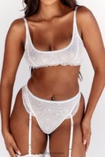 Lounge angelina intiimisetti valkoinen alusvaatteet naiset D46R26291 - Image 3