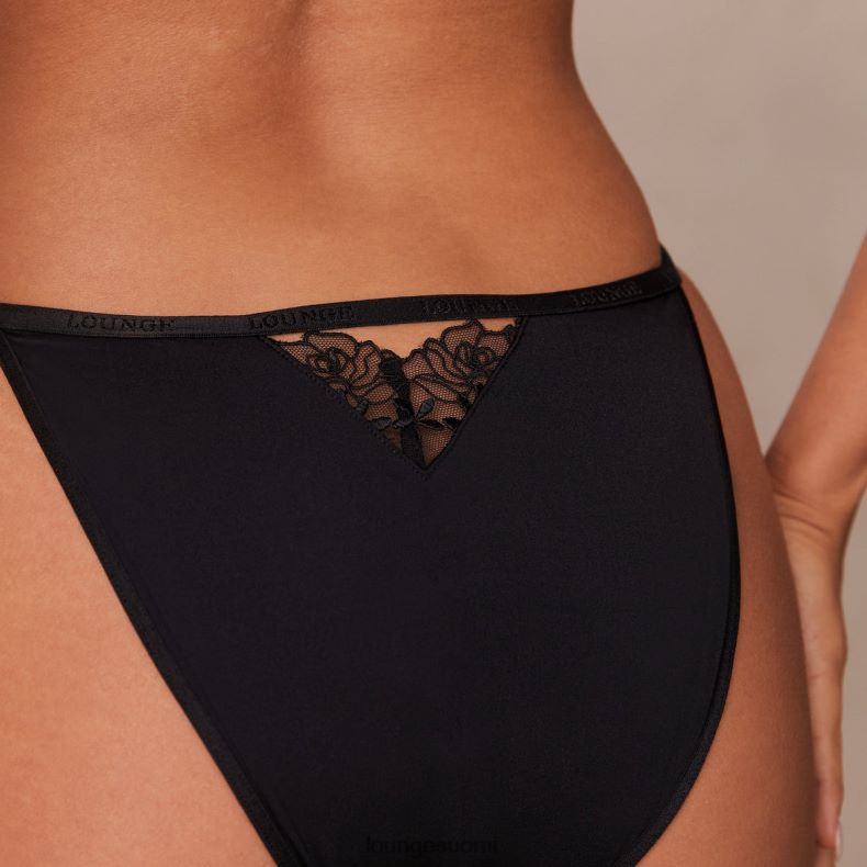 Lounge anti-gravity push-up-rintaliivit & stringit/housutsetti musta alusvaatteet naiset D46R2670 - Image 4