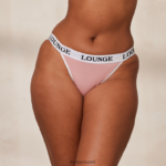 Lounge bambu kolmiohousut vaaleanpunainen alusvaatteet naiset D46R26428