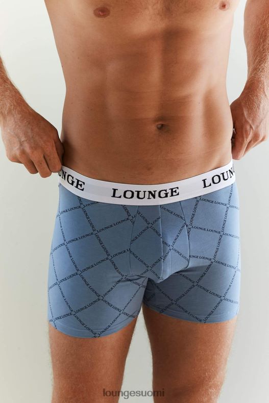 lounge_boksereita_kolme_pakkausta_sininen_printti_alusvaatteet_miehet_d46r26440.jpg Lounge boksereita kolme pakkausta sininen printti alusvaatteet miehet D46R26440 - Image 1