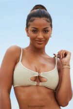 Lounge cali-kuvioinen bikinitoppi oliivi uimapuvut naiset D46R26986
