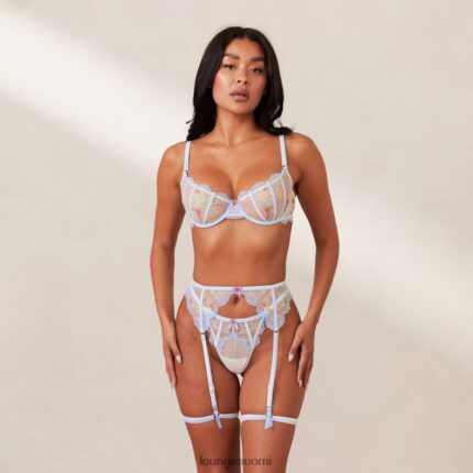 Lounge ella intiimi setti valkoinen alusvaatteet naiset D46R26356