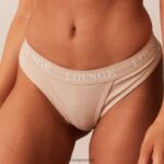 Lounge erittäin mukavat resorihousut latte alusvaatteet naiset D46R26740 - Image 3