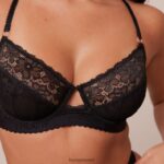 Lounge flair parvekeliivit & stringit/housutsetti musta alusvaatteet naiset D46R26100 - Image 6