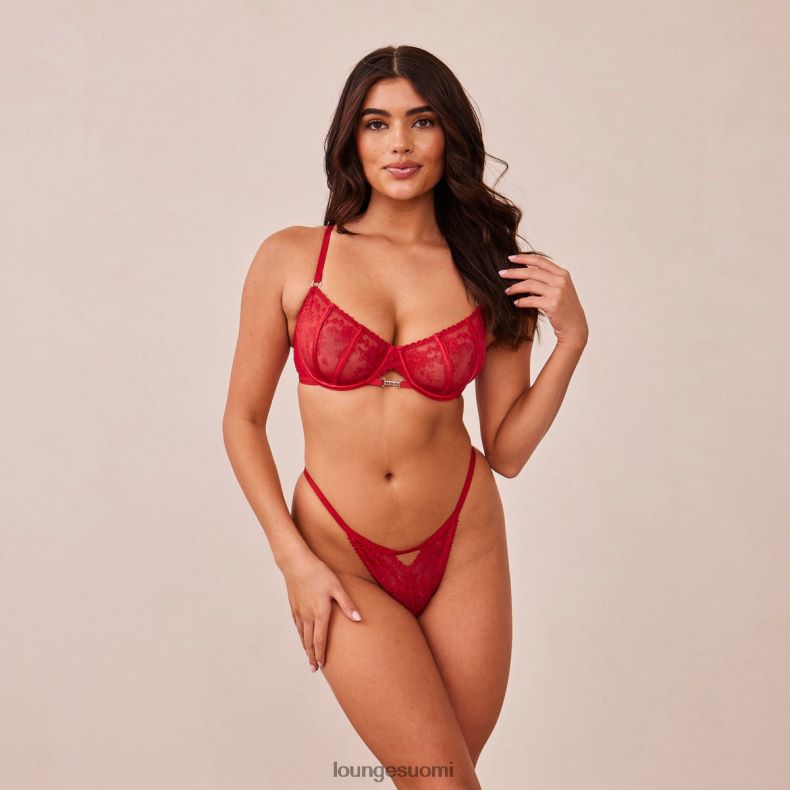 Lounge flirt parveke rintaliivit & g-string/housut setti kastanjanruskea alusvaatteet naiset D46R26132 - Image 11
