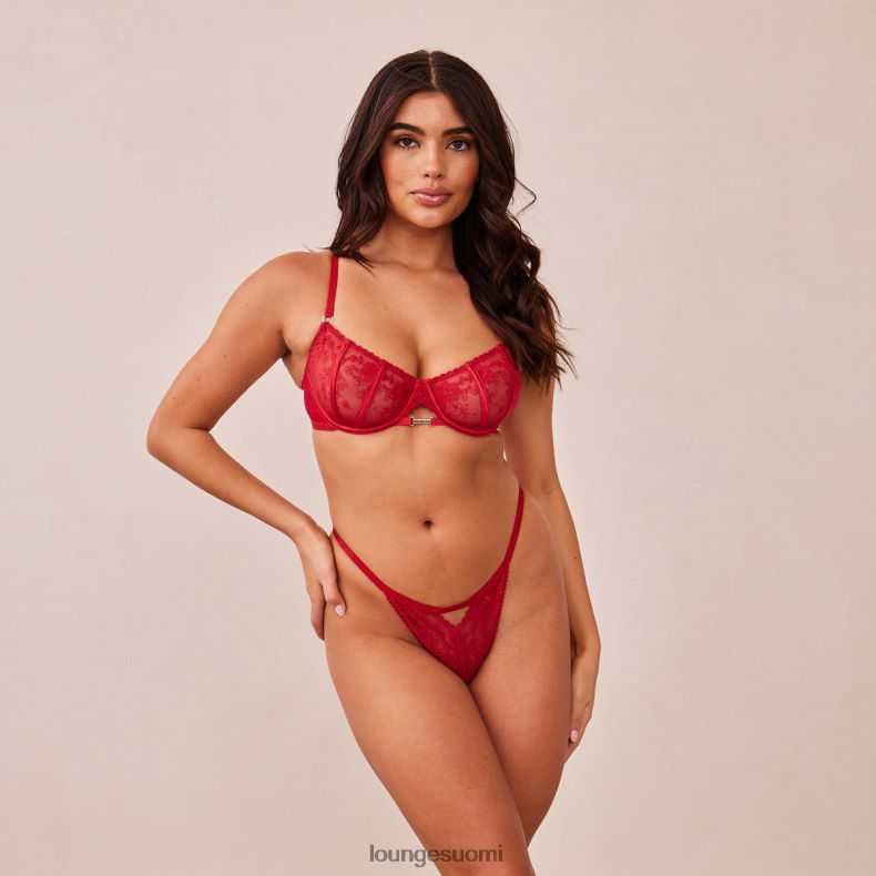 Lounge flirt parveke rintaliivit & g-string/housut setti kastanjanruskea alusvaatteet naiset D46R26132 - Image 9