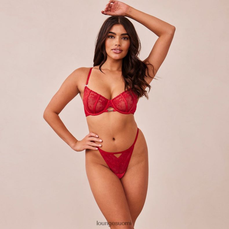 Lounge flirt parveke rintaliivit & g-string/housut setti kastanjanruskea alusvaatteet naiset D46R26132 - Image 1