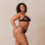 Lounge flirt parveke rintaliivit & g-string/housut setti musta alusvaatteet naiset D46R26108 - Image 15