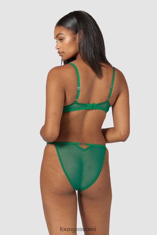 Lounge flirt parveke rintaliivit & g-string/housut setti smaragdi alusvaatteet naiset D46R26160 - Image 16