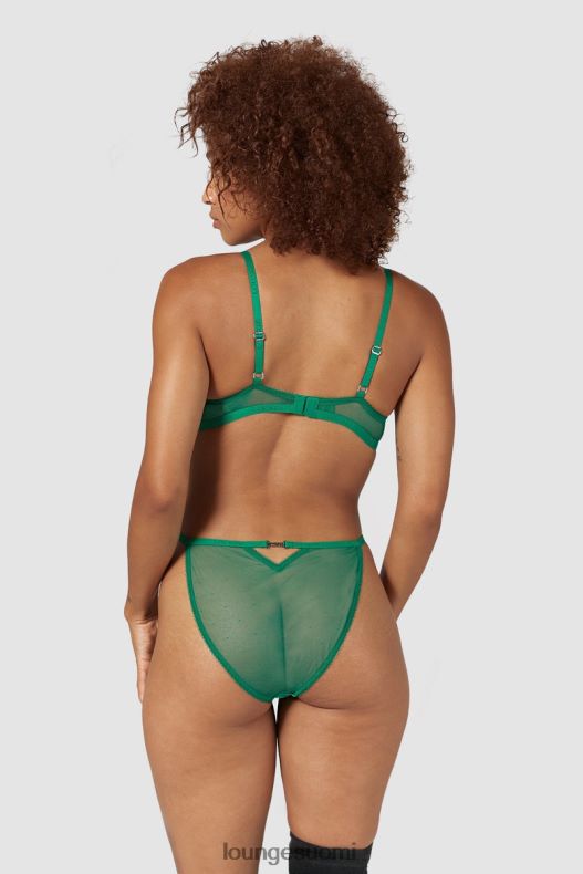 Lounge flirt parveke rintaliivit & g-string/housut setti smaragdi alusvaatteet naiset D46R26160 - Image 6
