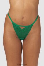 Lounge flirttailu alushousut smaragdi alusvaatteet naiset D46R26554