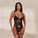 Lounge gia intiimi setti musta alusvaatteet naiset D46R26447 - Image 5