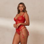 Lounge mila intiimi body punainen alusvaatteet naiset D46R26339 - Image 2