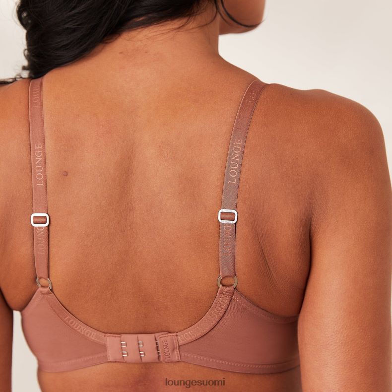 Lounge mukavuus push-up t-paitarintaliivit & stringit mokka alusvaatteet naiset D46R26163 - Image 6