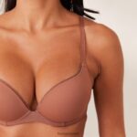 Lounge mukavuus push-up t-paitarintaliivit & stringit mokka alusvaatteet naiset D46R26163 - Image 8
