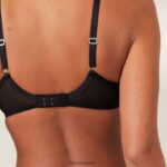 Lounge mukavuus push-up t-paitarintaliivit & stringit musta alusvaatteet naiset D46R26154 - Image 6