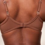 Lounge muotoiltu push-up t-paitarintaliivit ja g-string/housut kastanja alusvaatteet naiset D46R2696 - Image 17