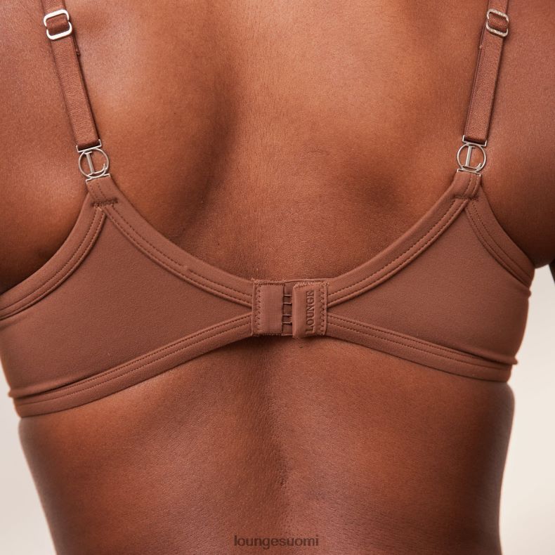 Lounge muotoiltu push-up t-paitarintaliivit ja g-string/housut kastanja alusvaatteet naiset D46R2696 - Image 17