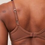 Lounge muotoiltu push-up t-paitarintaliivit ja g-string/housut kastanja alusvaatteet naiset D46R2696 - Image 4