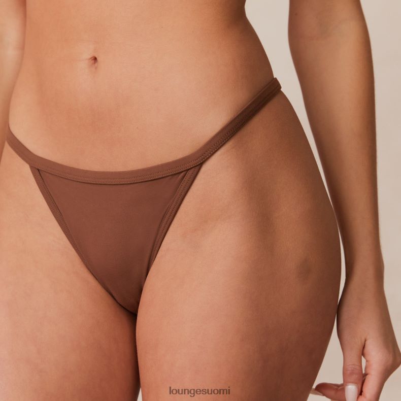 Lounge muotoiltu push-up t-paitarintaliivit ja g-string/housut kastanja alusvaatteet naiset D46R2696 - Image 10