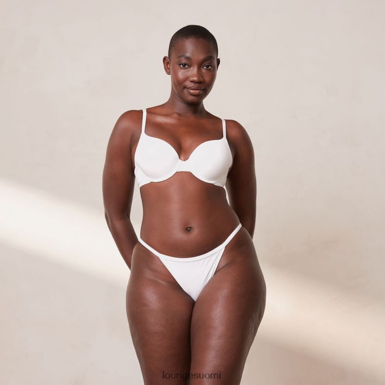 Lounge muotoiltu push-up t-paitarintaliivit ja g-string/housut valkoinen alusvaatteet naiset D46R26111 - Image 11