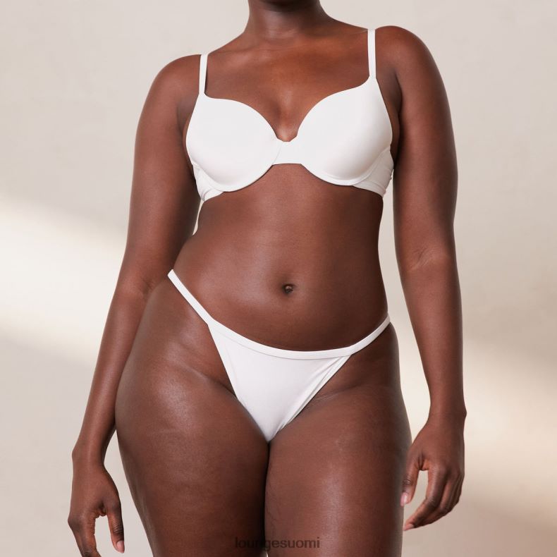Lounge muotoiltu push-up t-paitarintaliivit ja g-string/housut valkoinen alusvaatteet naiset D46R26111 - Image 14