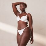 Lounge muotoiltu push-up t-paitarintaliivit ja g-string/housut valkoinen alusvaatteet naiset D46R26111 - Image 3