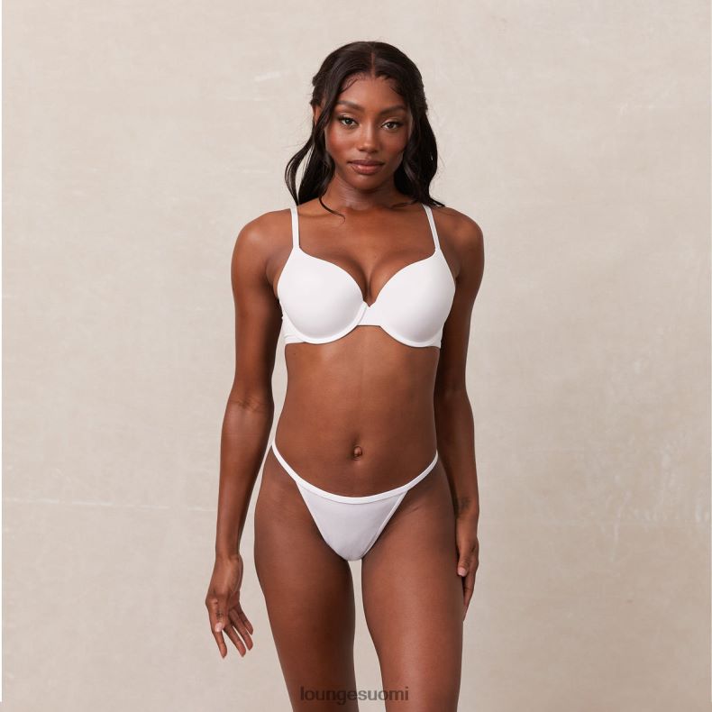 Lounge muotoiltu push-up t-paitarintaliivit ja g-string/housut valkoinen alusvaatteet naiset D46R26111 - Image 9