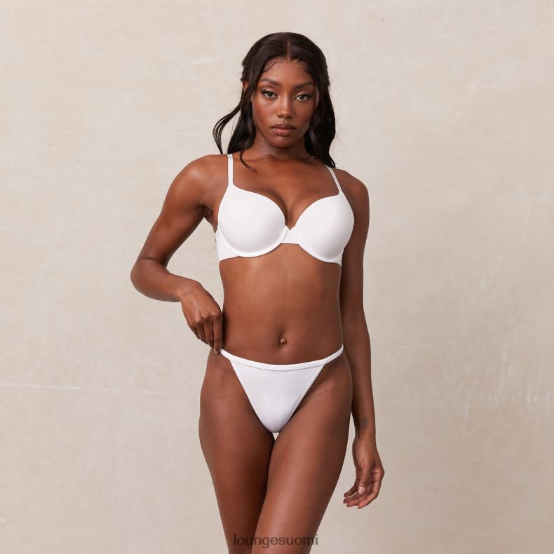 Lounge muotoiltu push-up t-paitarintaliivit ja g-string/housut valkoinen alusvaatteet naiset D46R26111 - Image 1