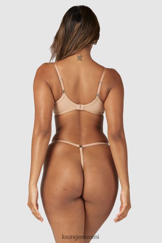 Lounge muotoiltu push-up t-paitarintaliivit & stringit/housut hunaja alusvaatteet naiset D46R2679 - Image 2