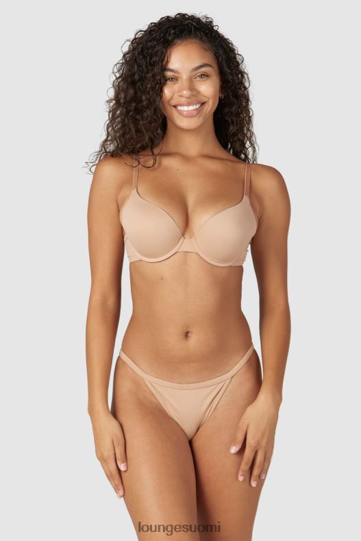Lounge muotoiltu push-up t-paitarintaliivit & stringit/housut hunaja alusvaatteet naiset D46R2679 - Image 11