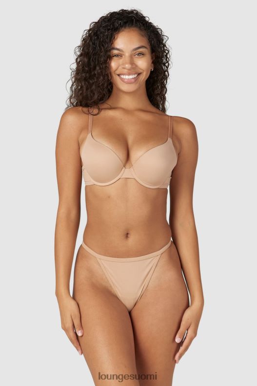 Lounge muotoiltu push-up t-paitarintaliivit & stringit/housut hunaja alusvaatteet naiset D46R2679 - Image 24