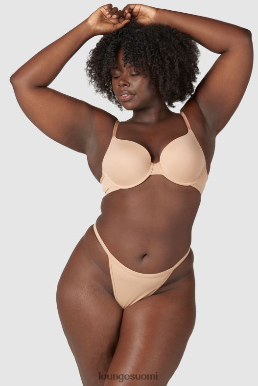 Lounge muotoiltu push-up t-paitarintaliivit & stringit/housut hunaja alusvaatteet naiset D46R2679 - Image 28
