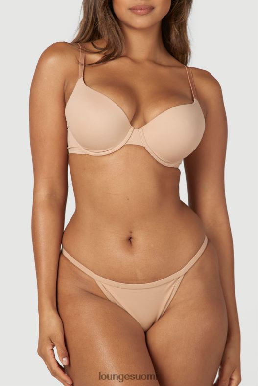 Lounge muotoiltu push-up t-paitarintaliivit & stringit/housut hunaja alusvaatteet naiset D46R2679 - Image 9