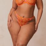 Lounge neon g-string oranssi alusvaatteet naiset D46R26257