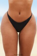 Lounge New york -kuvioidut bikinihousut musta uimapuvut naiset D46R26983