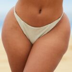 Lounge New york -kuvioidut bikinihousut oliivi uimapuvut naiset D46R26979