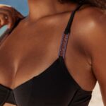 Lounge omaperäinen bikinipaita musta uimapuvut naiset D46R261014 - Image 14