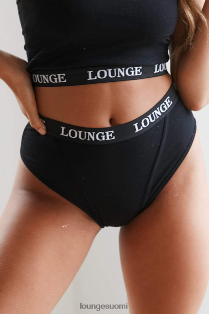 Lounge perushousut musta alusvaatteet naiset D46R26707