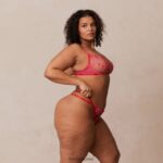 Lounge poskipuna brodeeratut parvekeliivit ja g-string/housut kuuma pinkki alusvaatteet naiset D46R2683 - Image 31