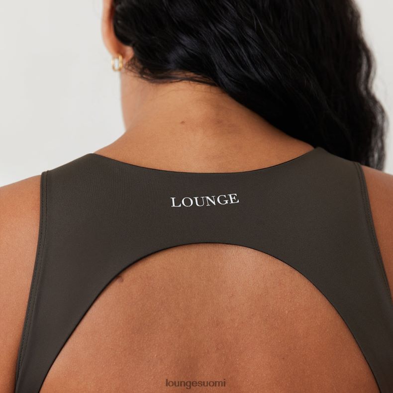 Lounge racerback body x jess hunt pesty mustaksi vaatteet naiset D46R26790 - Image 4