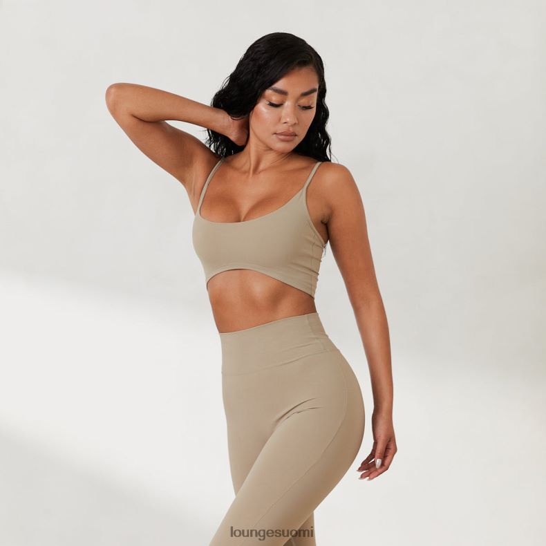 Lounge rajattu cami top x jess hunt kellanruskea vaatteet naiset D46R26818 - Image 5