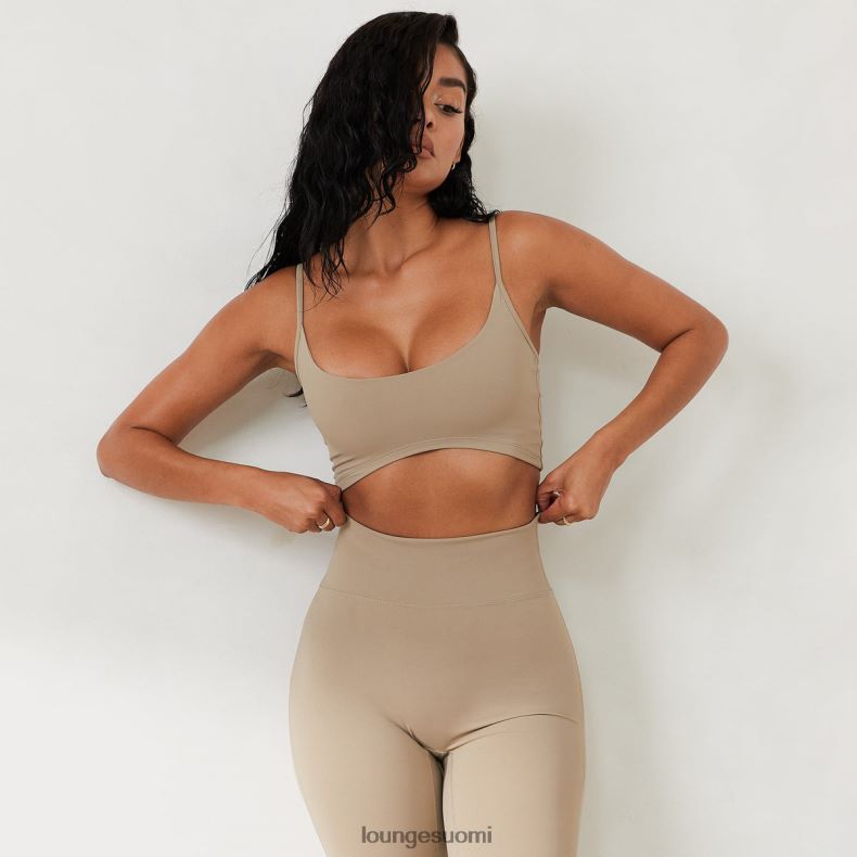 Lounge rajattu cami top x jess hunt kellanruskea vaatteet naiset D46R26818 - Image 6