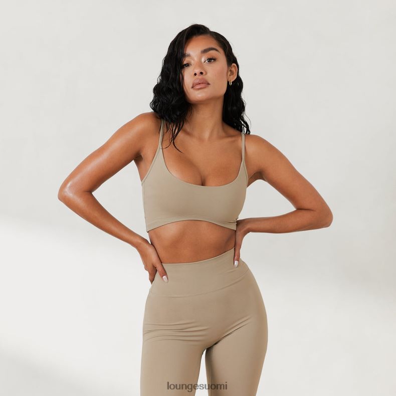 Lounge rajattu cami top x jess hunt kellanruskea vaatteet naiset D46R26818 - Image 1