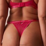 Lounge Royal parveke rintaliivit & stringit kuuma pinkki alusvaatteet naiset D46R2656 - Image 12