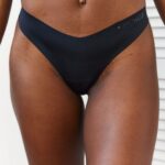 Lounge saumattomat mesh-housut musta alusvaatteet naiset D46R26757