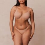 Lounge sileät klassiset t-paitarintaliivit & stringit/housut hunaja alusvaatteet naiset D46R26112 - Image 9