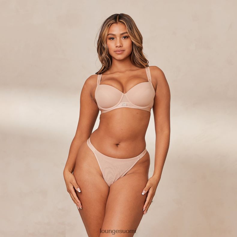 lounge_sileat_mesh_t_paitarintaliivit_stringit_housut_taupe_alusvaatteet_naiset_d46r26127.jpg Lounge sileät mesh-t-paitarintaliivit & stringit/housut taupe alusvaatteet naiset D46R26127 - Image 1