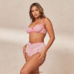 Lounge thea intiimi setti karamelli pinkki alusvaatteet naiset D46R26267 - Image 3