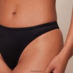 Lounge tyylikäs mindful string musta alusvaatteet naiset D46R26634 - Image 3